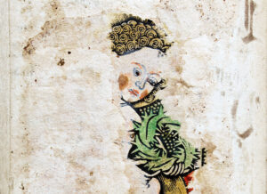 Christuskind met Doornenkroon detail uit getijdenboek bij Museum Krona