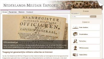 Website Nederlands Militair Erfgoed